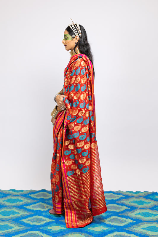 Ayush Kejriwal Chanderi Saree