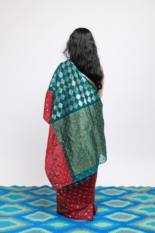 Wedding Wear Handwoven Chanderi Saree