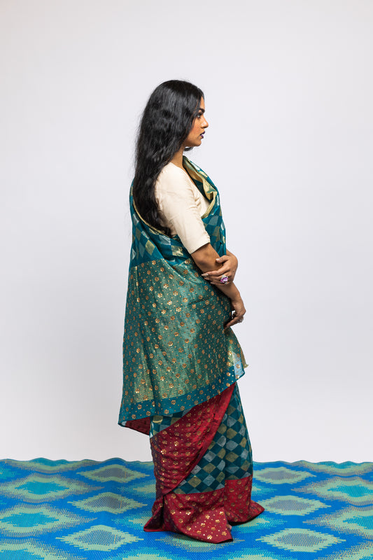 Wedding Wear Handwoven Chanderi Saree