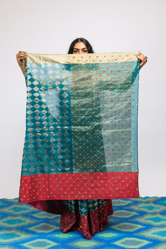 Wedding Wear Handwoven Chanderi Saree