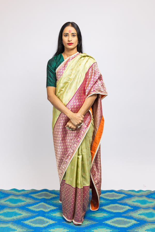 Benarsi Silk Saree by Ayush Kejriwal