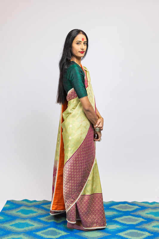 Saree designed by Ayush Kejriwal