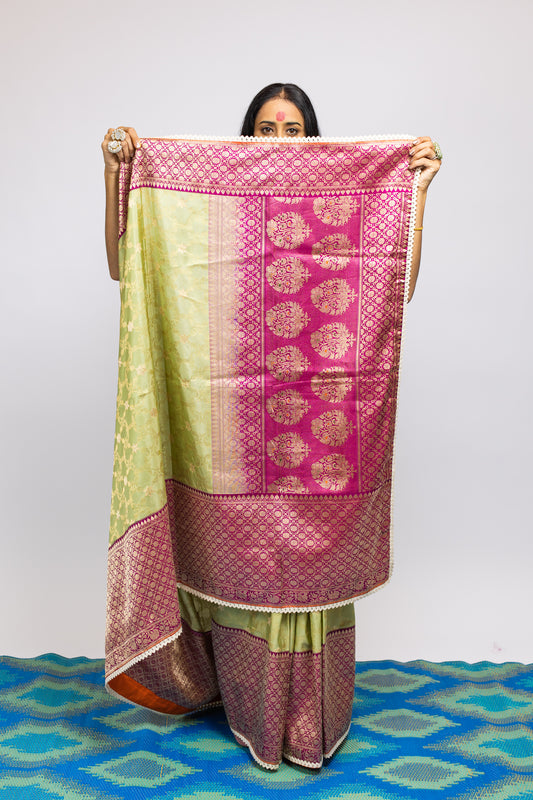 Ayush Kejriwal Benarsi Saree