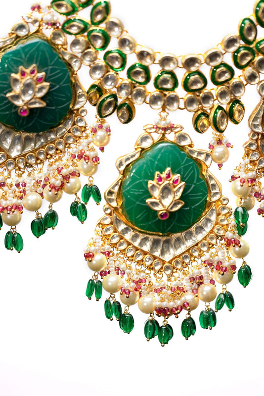 Indian Ethnic Jewellery Set by Ayush Kejriwal