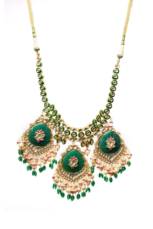 Indian Ethnic Jewellery Set by Ayush Kejriwal