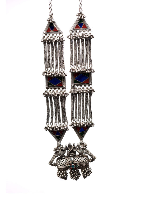 Statement Vintage Silver Neckpiece