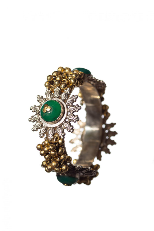 Handmade silver bangle