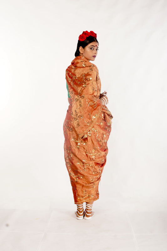 Golden Saree