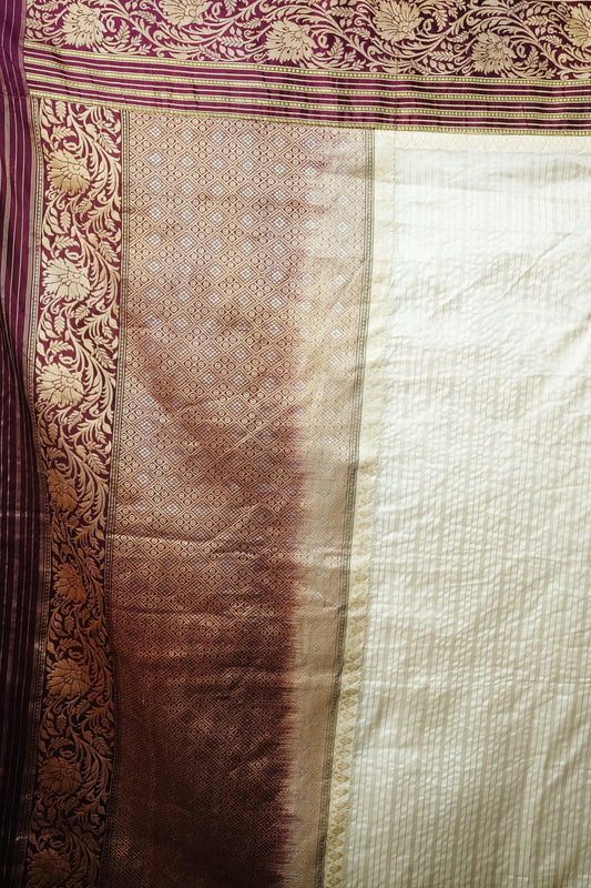 handcrafted banarasi brocade silk saree