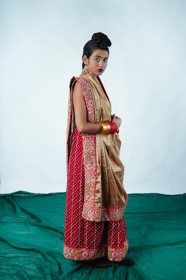 Designer Hand Embroidered Saree by Ayush Kejriwal