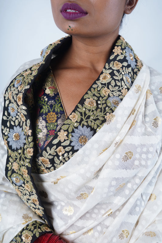 Embroidered Saree