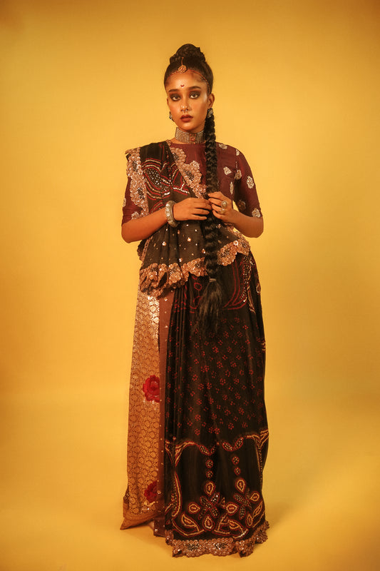 Ayush Kejriwal wedding saree