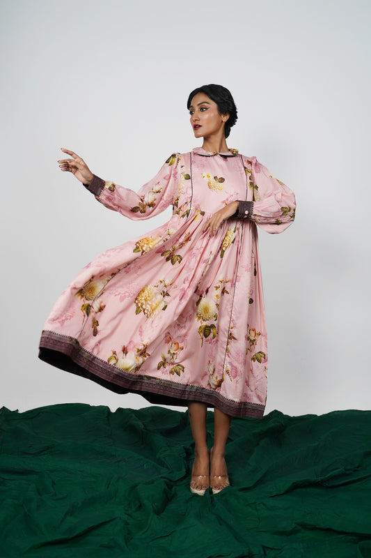 Floral print summer dress by Ayush Kejriwal