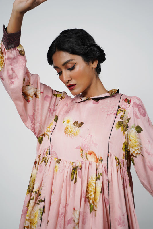 Handmade floral summer dress