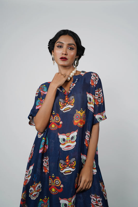 Bold printed kurta