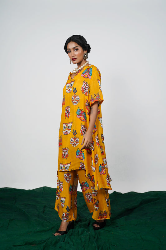 Kurta Pant Set in silk