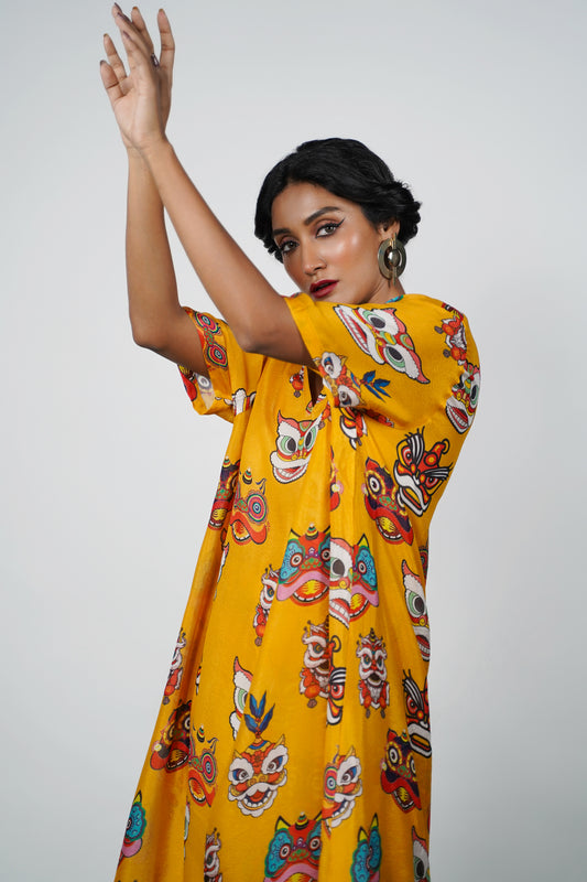 Printed kurta pant set