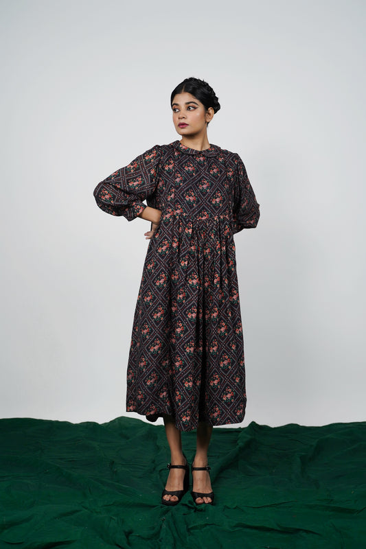 Handmade floral dress