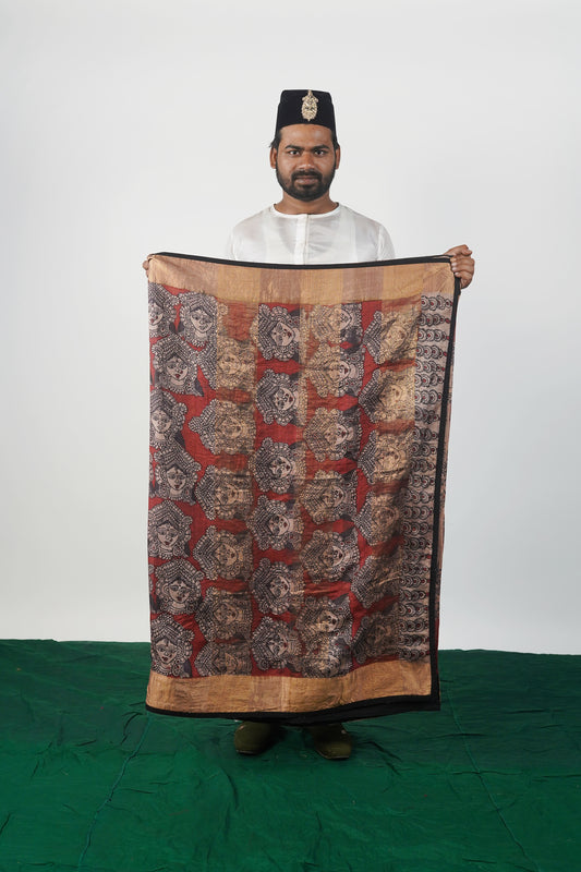 Designer Kalamkari Saree