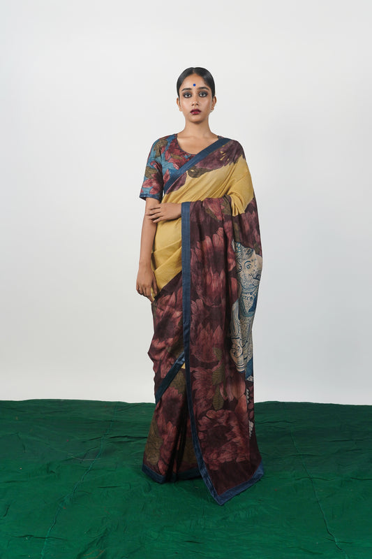Real Kalamkari designed by Ayush Kejriwal