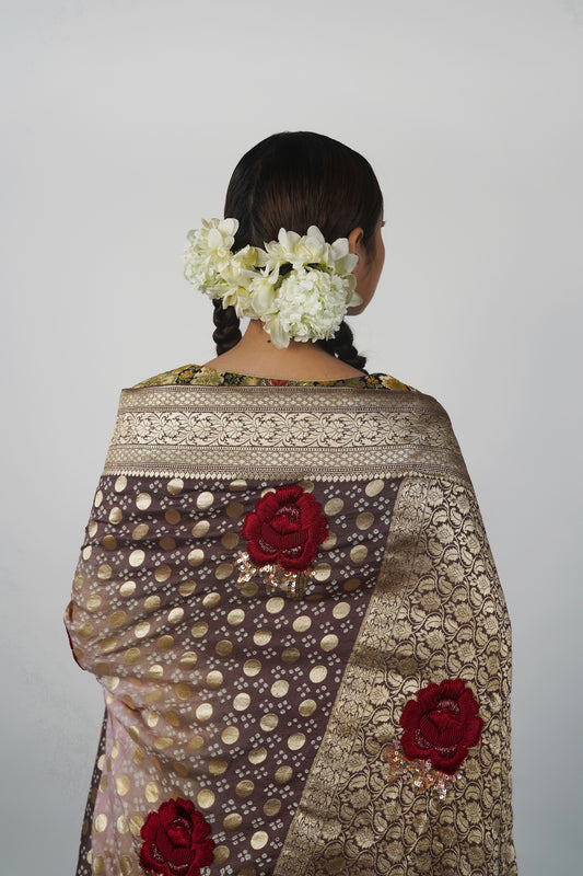 Real Bandhani Saree