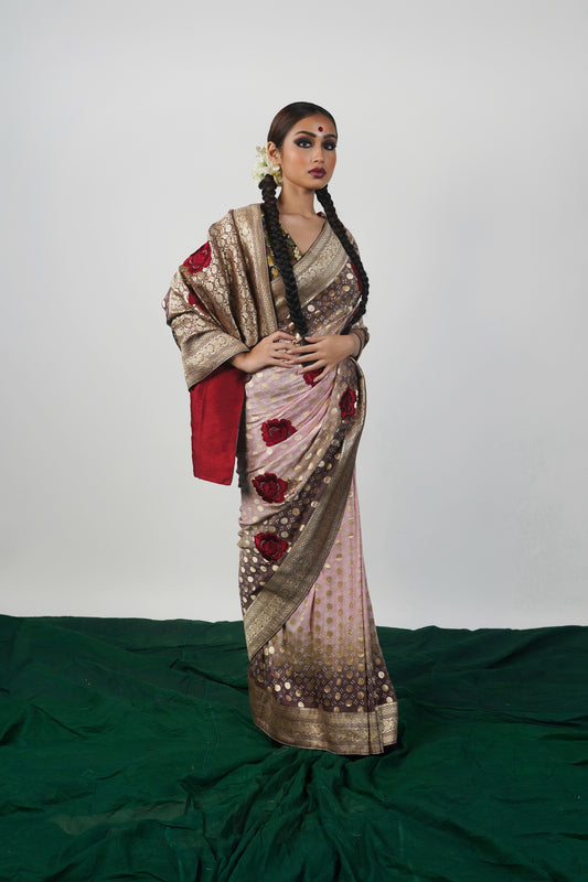 Partywear Bandhani Saree