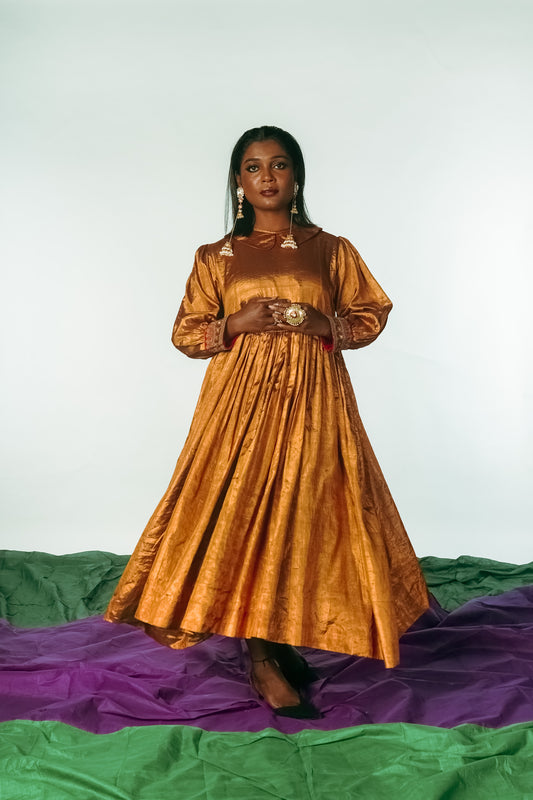 Handwoven Silk Dresses by Ayush Kejriwal