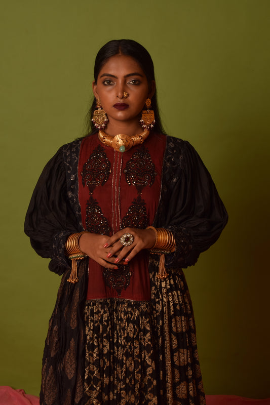 Handcrafted vintage silver choker - Indian Jewellery