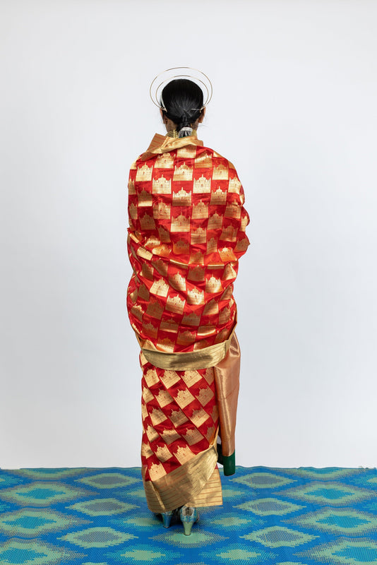 Designer Chanderi Saree By Ayush Kejriwal
