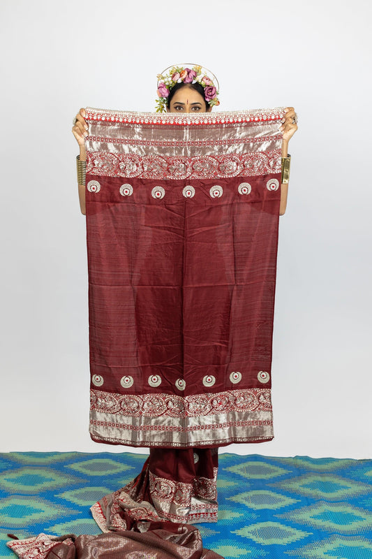 Handwoven Kanjeevaram Silk Saree