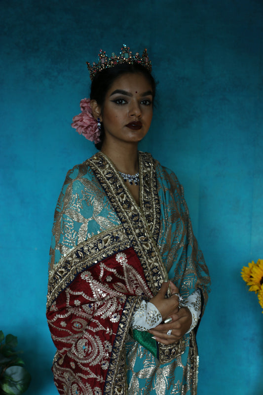 Designer Hand Embroidered Saree by Ayush Kejriwal