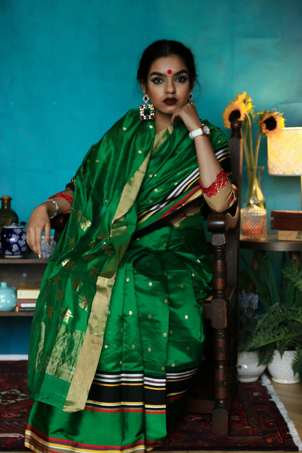 Handwoven Chanderi Sarees by Ayush Kejriwal