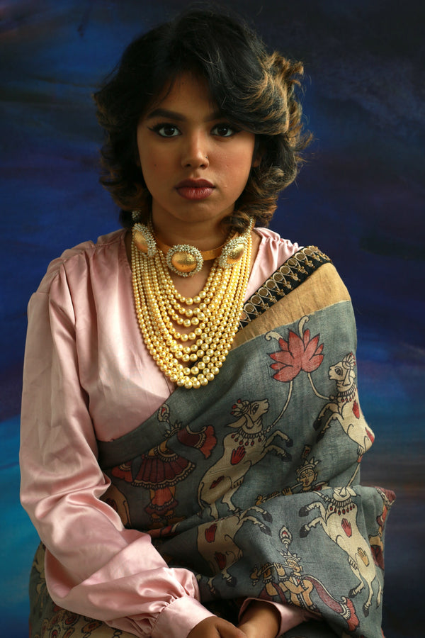 Handcrafted Indian Ethnic Jewellery, Pearl Neckpiece