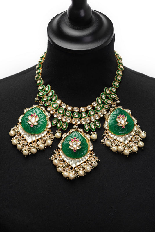 Indian Ethnic Jewellery Set by Ayush Kejriwal