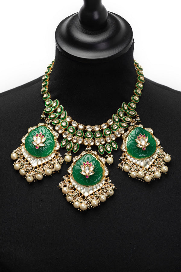Indian Ethnic Jewellery Set by Ayush Kejriwal