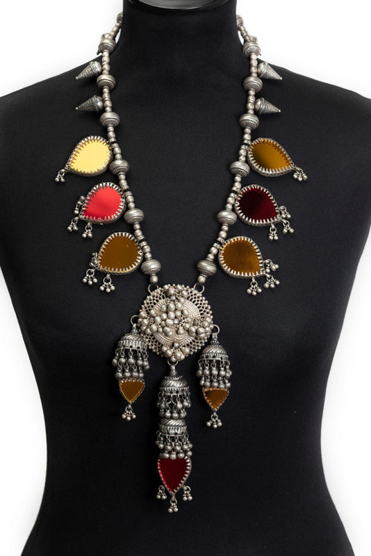 Indian Statement neckpiece made in silver