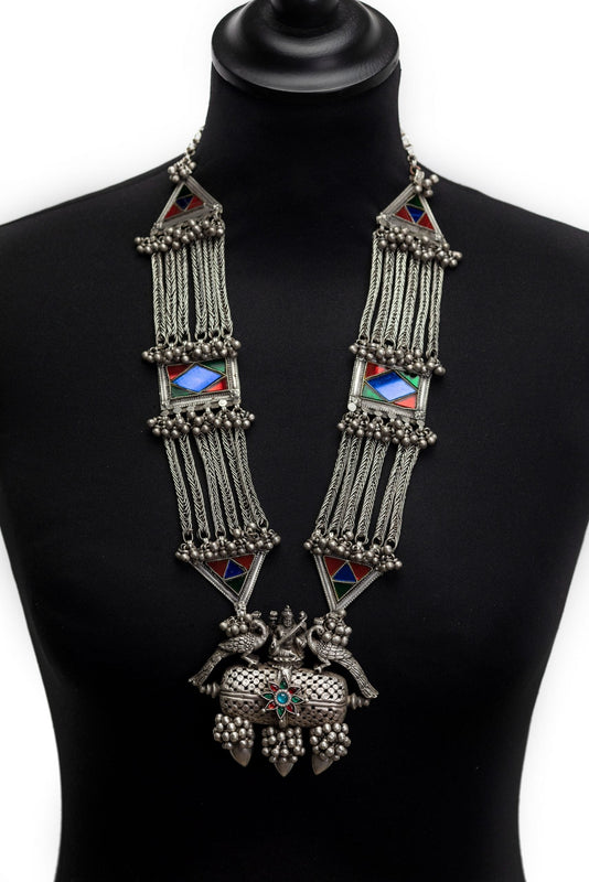 Statement Vintage Silver Neckpiece