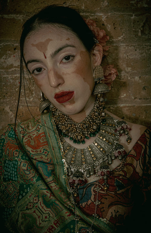 Indian Ethnic Silver Jhumkas