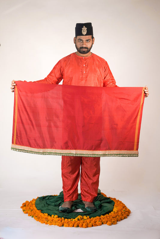 handwoven, single ikkat patola silk saree