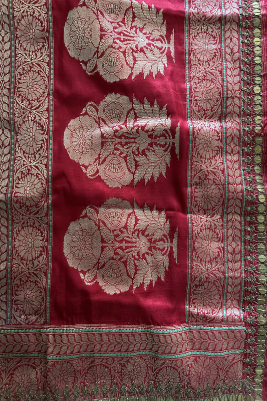 Handwoven Banarasi Silk Saree, Designer Indian Ethnic Wear