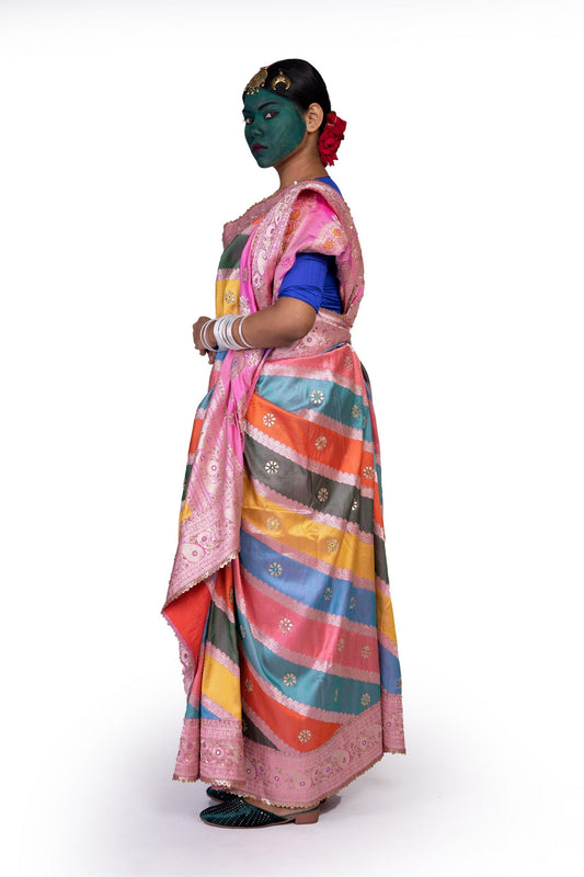 handwoven Banarasi brocade silk saree