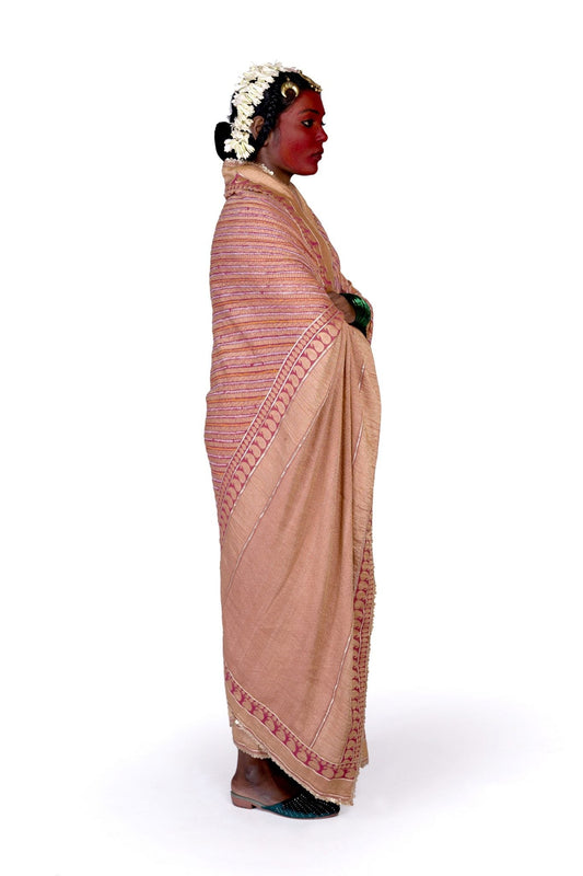 handwoven Bandhani banarasi saree