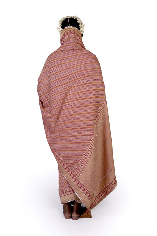 handwoven Bandhani banarasi saree