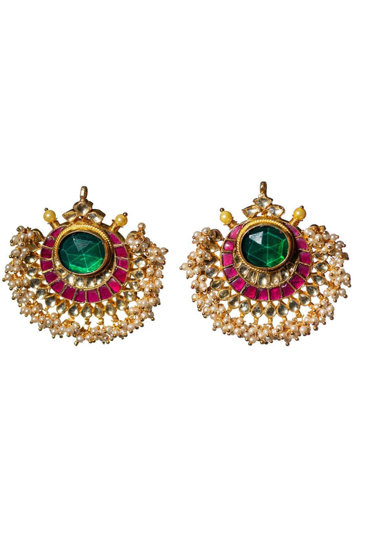 hand made wedding neckpiece and earring set