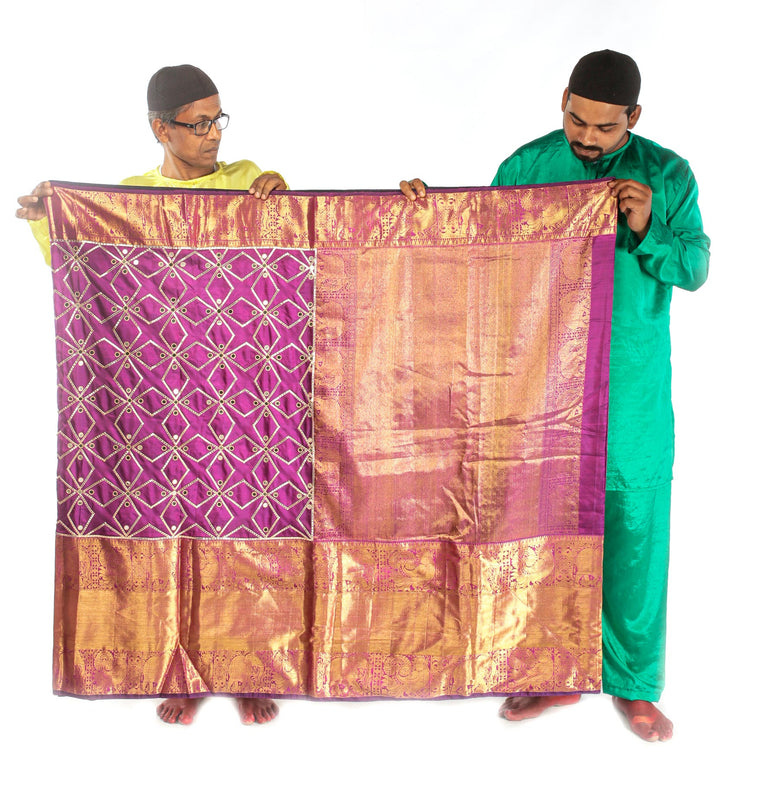 handwoven Kanjiveram silk saree