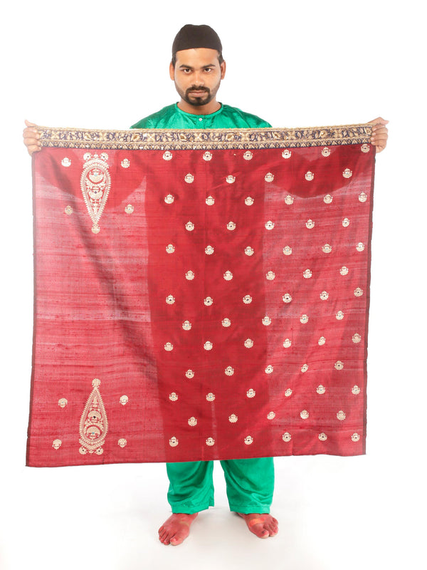 Hand Embroidered Saree by Ayush Kejriwal