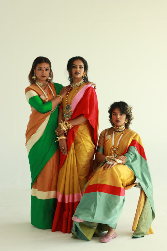 Designer Chanderi Saree by Ayush Kejriwal