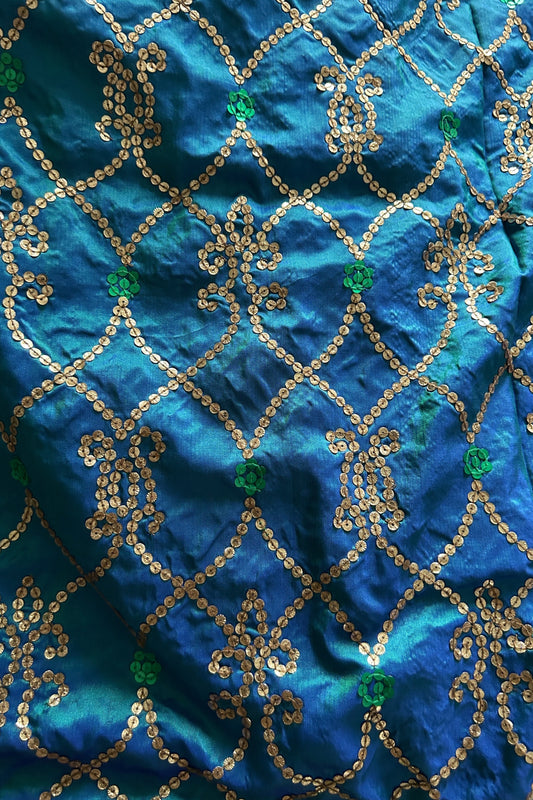 handwoven, hand-embroidered banarasi brocade silk saree
