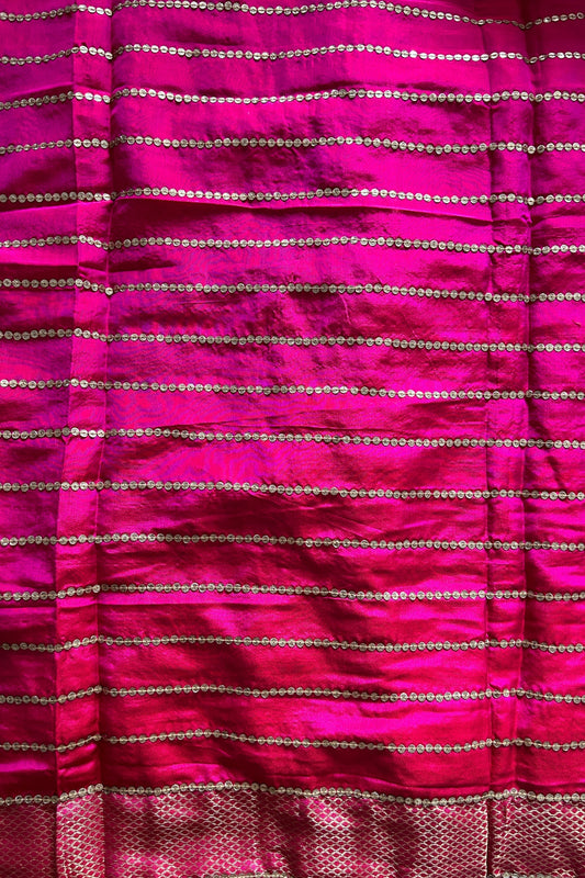 handwoven embrdoired banarasi Cora silk saree