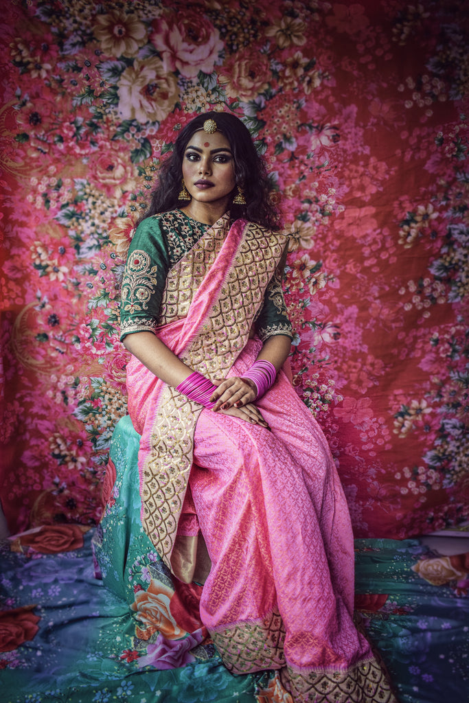 Identifying a handwoven Banarasi Silk Saree